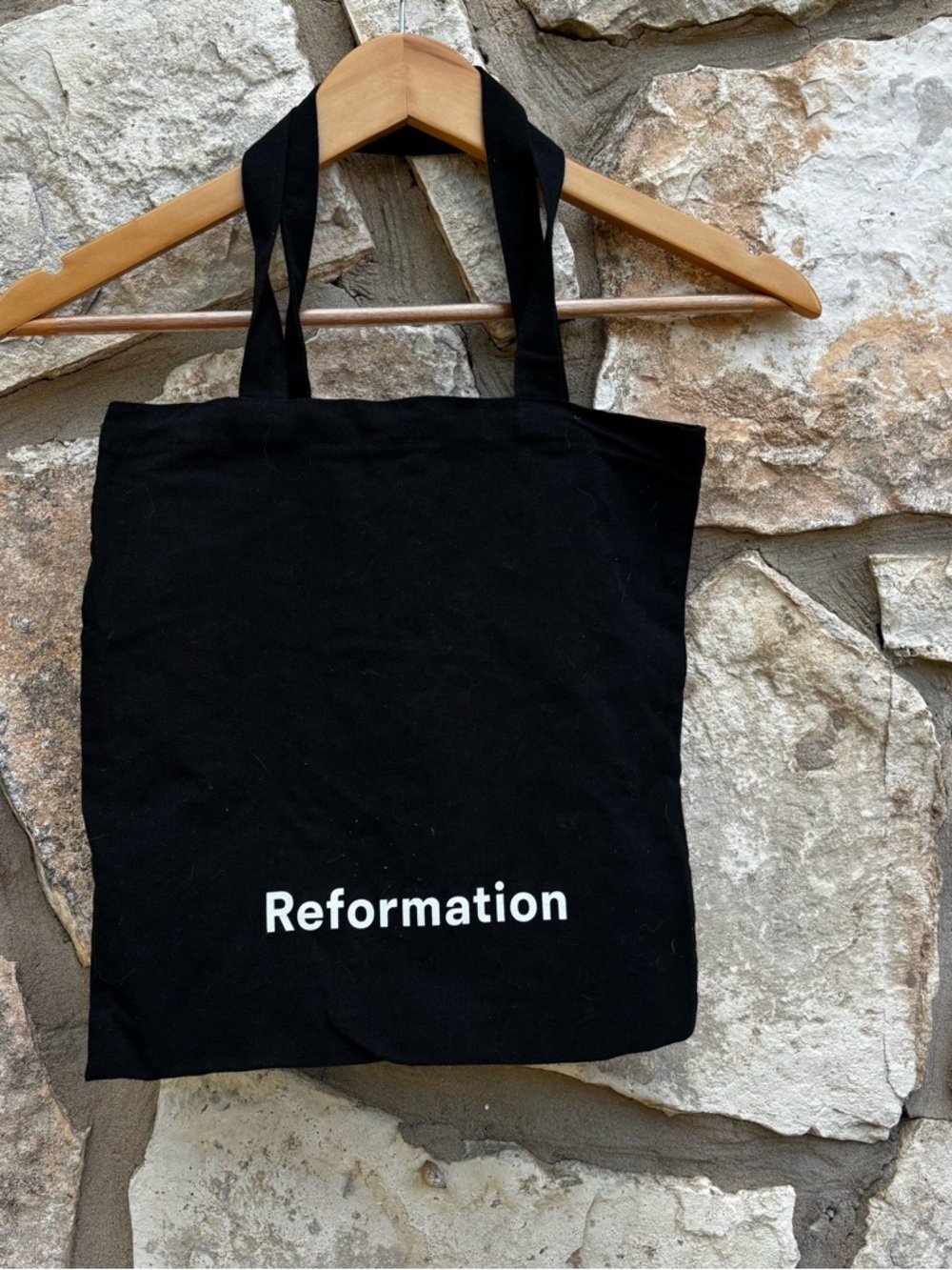 Mini Reformation canvas tote bag